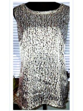 Chico's Animal Print Tank Top Size: 2